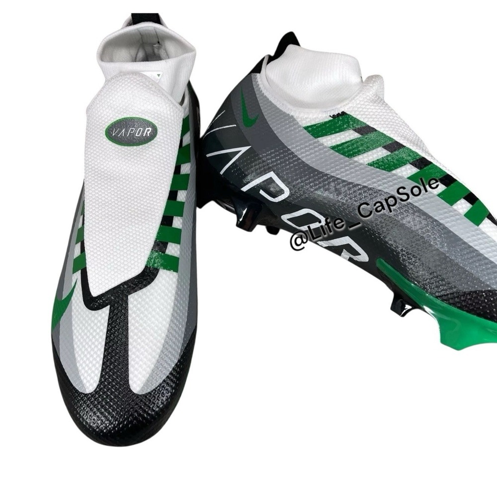Size 16 Nike Football Cleats Vapor Edge Pro 360 TB Black Pine Green DV0778-005 - Picture 6 of 9